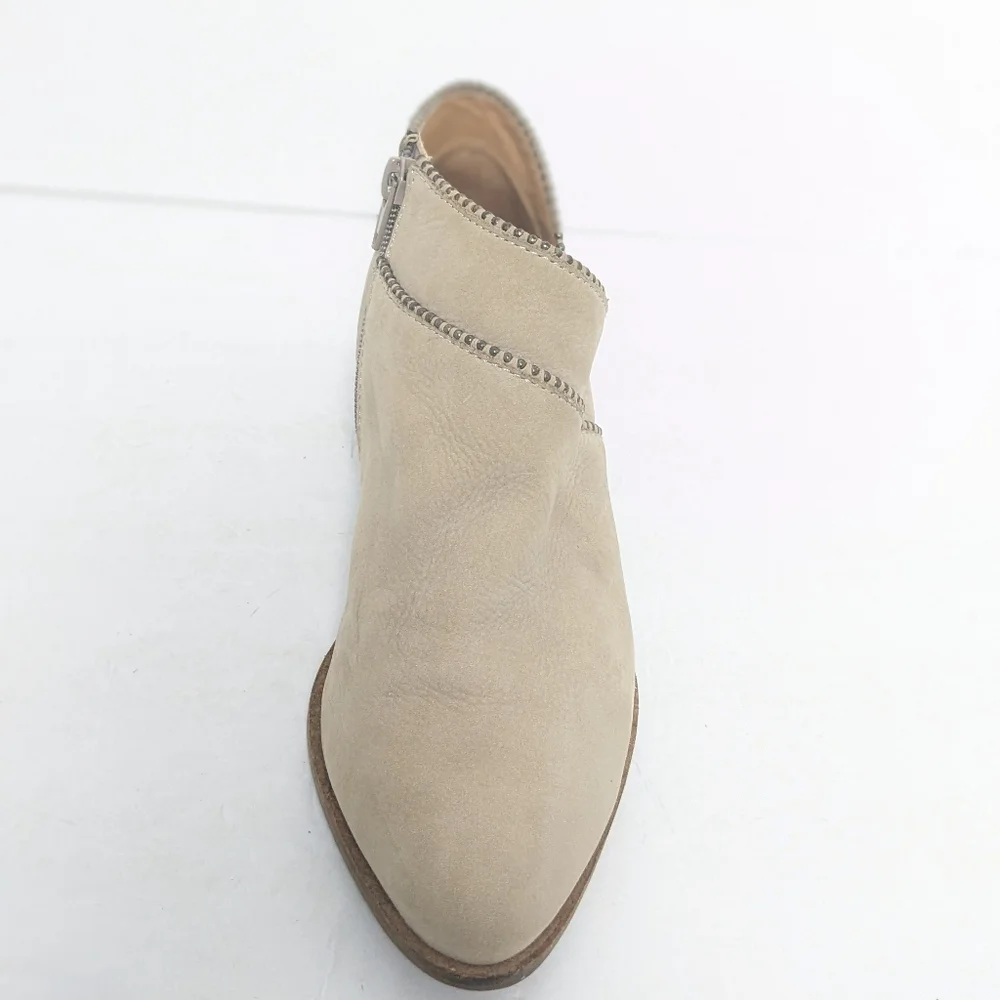 Lucky brand leather perrma ankle boots